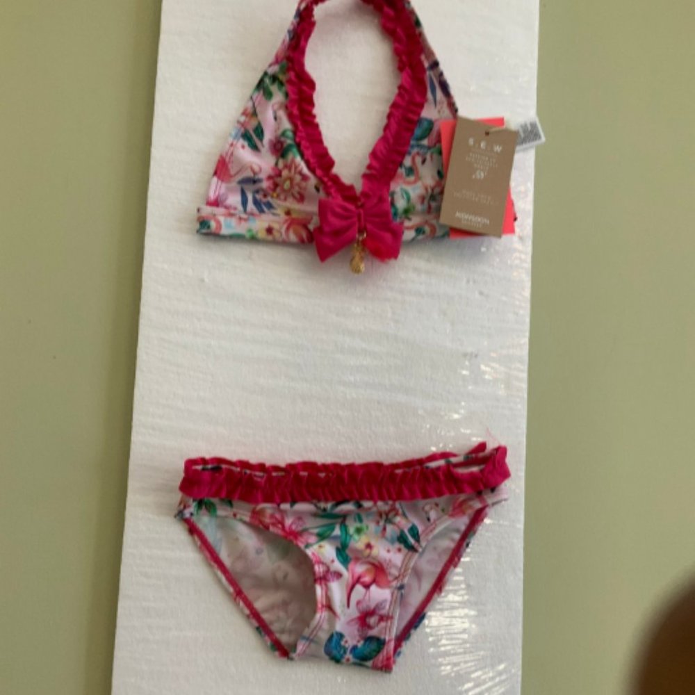 S.E.W. Monsoon Tropical Bathing Suit - Girls